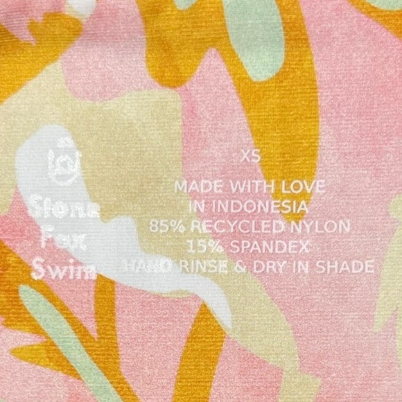 🌻NEW w.tags! Stone Fox Swim Hot Tropix Bikini Set Size XS - Picture 10 of 16